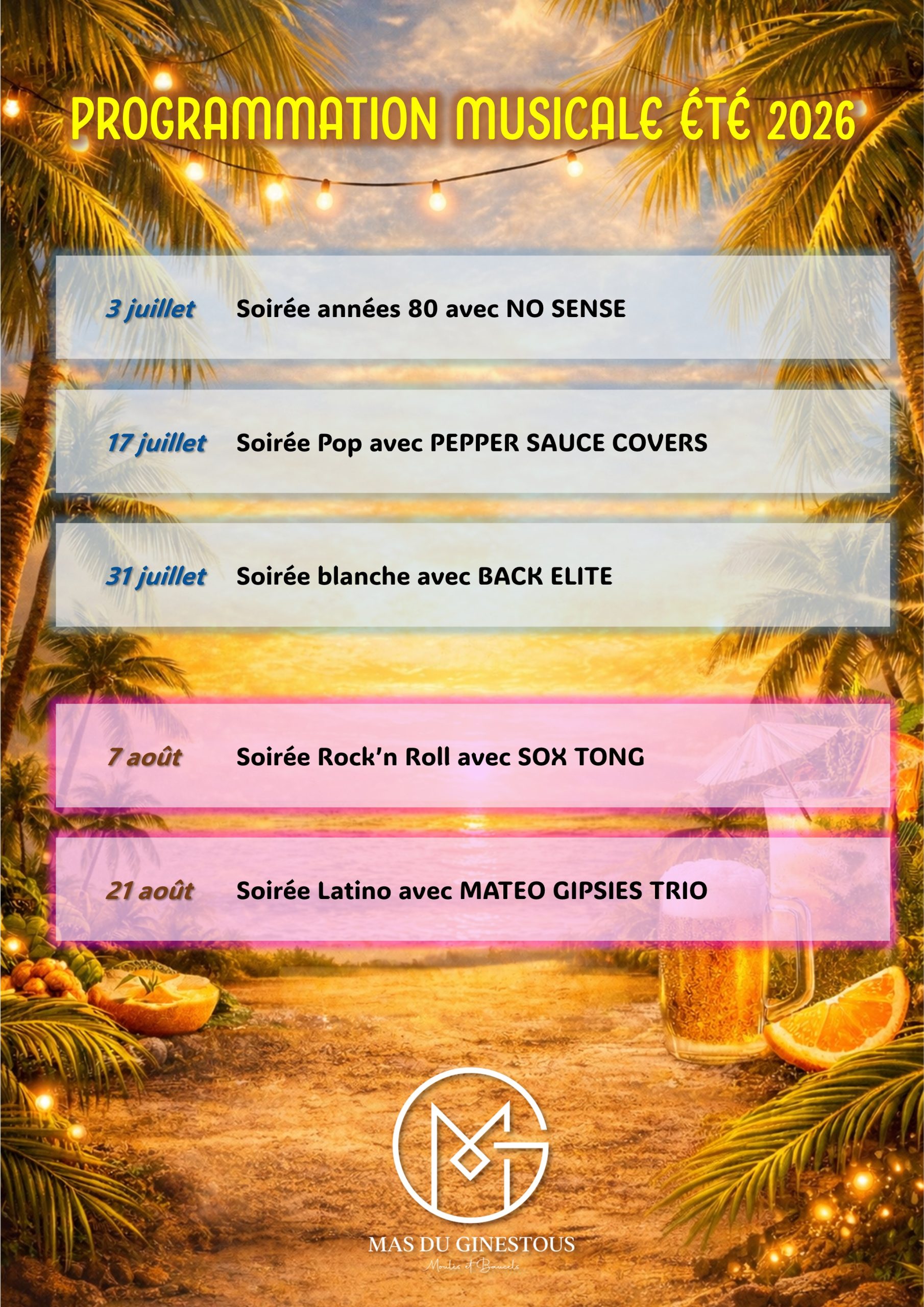 Soirée estivale n°2