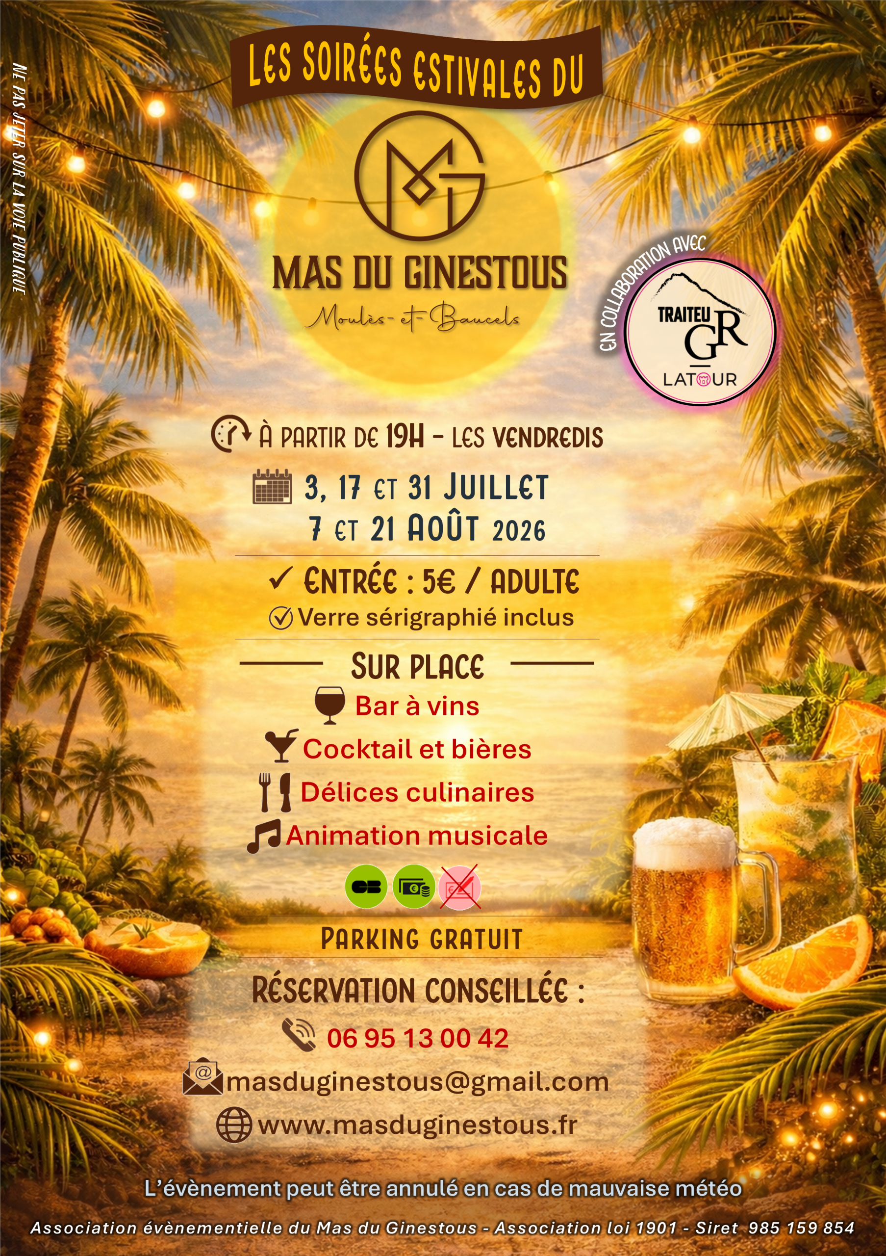 Soirée estivale n°1